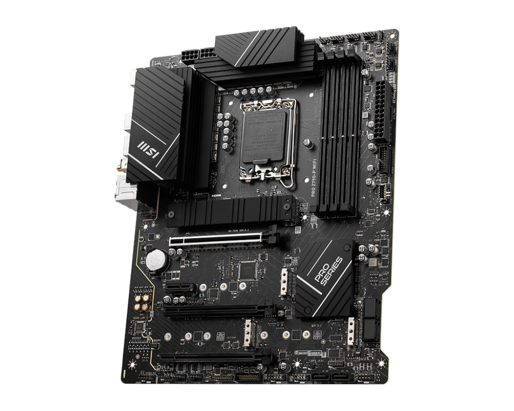 MSI PRO Z790-P WIFI Processor family Intel Processor socket LGA1700 DDR5 DIMM Memory slots 4 Supported hard disk drive interfaces SATA, M.2 Number of SATA connectors 6 Chipset Intel Z790 ATX - Image 4