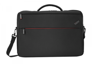 Lenovo Essential ThinkPad Essential 13-14-inch Slim Topload(Sustainable & Eco-friendly, made with recycled PET: Total 7.5% Exterior: 24%) Fits up to size 14 " Topload Shoulder strap Black
