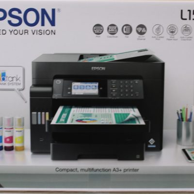 SALE OUT. Epson EcoTank L15150 Pint Scan Copy Fax Epson EcoTank L15150 Inkjet Colour Multicunctional Printer A3+ Wi-Fi Black DAMAGED PACKAGING