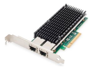Digitus 10Gbps Dual Port Ethernet Server adapter PCIe X8, Intel X540 BT2 DN-10163