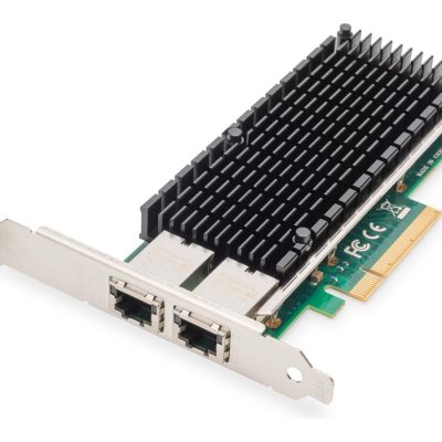Digitus 10Gbps Dual Port Ethernet Server adapter PCIe X8, Intel X540 BT2 DN-10163