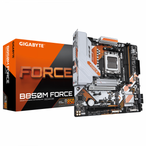 Gigabyte B850M FORCE (rev. 1.0) Processor family AMD Processor socket AM5 DDR5 Supported hard disk drive interfaces SATA, M.2 Number of SATA connectors 4 REFURBISHED, WITHOUT ORIGINAL PACKAGING AND ACCESSORIES, ONLY BACK PANEL INCLUDED