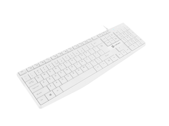 Natec Keyboard Nautilus NKL-1951 Wired US White - Image 3