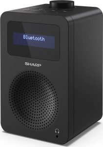 Sharp DR-430(BK) Digital Radio, FM/DAB/DAB+, Bluetooth 5.0, Midnight Black Sharp Digital Radio DR-430(BK) Bluetooth Midnight Black
