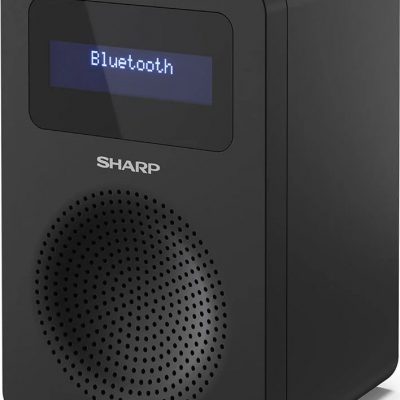 Sharp DR-430(BK) Digital Radio, FM/DAB/DAB+, Bluetooth 5.0, Midnight Black Sharp Digital Radio DR-430(BK) Bluetooth Midnight Black