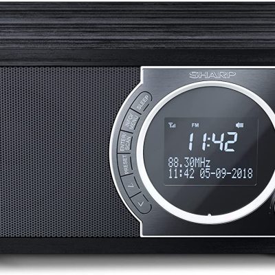 Sharp DR-450(BK) Digital Radio, FM/DAB/DAB+, Bluetooth 4.2, Alarm function, Midnight Black Sharp Digital Radio DR-450(BK) Bluetooth Midnight Black