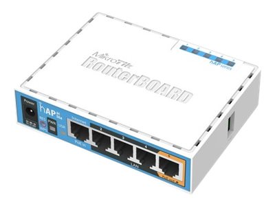 MikroTik RB952Ui-5ac2nD hAP ac lite 802.11ac 867 Mbit/s 10/100 Mbit/s Ethernet LAN (RJ-45) ports 5 MU-MiMO Yes 12 month(s) - Image 2
