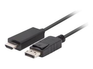 Lanberg DisplayPort to HDMI Cable CA-DPHD-11CC-0018-BK DisplayPort Male HDMI Male DP to HDMI 1.8 m