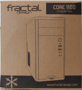 SALE OUT. Fractal Design Core 1100, Black Fractal Design CORE 1100 Black Micro ATX DAMAGED PACKAGING, DENTED BODY