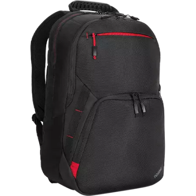 Lenovo Essential ThinkPad Essential Plus 15.6-inch Backpack (Sustainable & Eco-friendly, made with recycled PET: Total 28% Exterior: 60%) Backpack Black