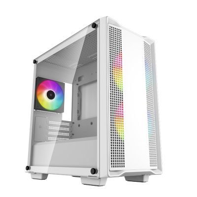 Deepcool ARGB Micro-ATX CASE CC360 White Mini-ITX / Micro-ATX ATX PS2 (maximum length: 160mm)