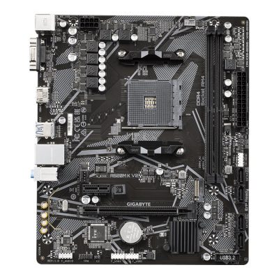 Gigabyte A520M K V2 1.0 M/B Processor family AMD Processor socket AM4 DDR4 DIMM Memory slots 2 Supported hard disk drive interfaces SATA, M.2 Number of SATA connectors 4 Chipset AMD A520 Micro ATX