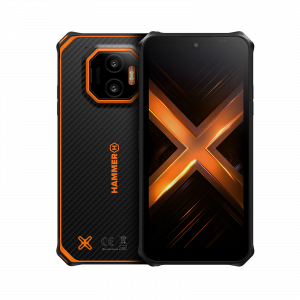Hammer Energy X2 Black/Orange 6.1 " IPS 1560 x 720 pixels Mediatek Dimensity 6300 Internal RAM 6 GB 128 GB microSD Dual SIM 4G 5G Main camera resolution 50 MP Android 15 5000 mAh