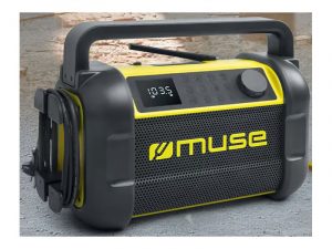 Muse M-928 BTY Jobsite Radio speaker Waterproof Bluetooth Wireless connection Portable NFC features Black/Yellow