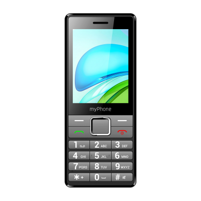 myPhone 7340 LTE Silver 2.8 " IPS 48 MB 128 MB Dual SIM 3G Main camera resolution 2 MP 1400 mAh