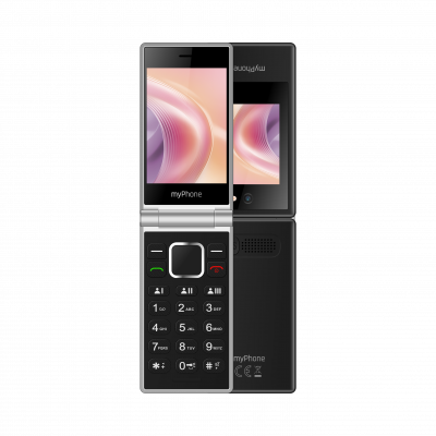 myPhone Tango 2 LTE Black 3.5 + 2.4 " 48 MB 128 MB Dual SIM 3G Bluetooth 5 Main camera resolution 2 MP 1700 mAh