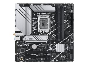 Asus PRIME B760M-A WIFI Processor family Intel Processor socket LGA1700 DDR5 Supported hard disk drive interfaces M.2, SATA Number of SATA connectors 4
