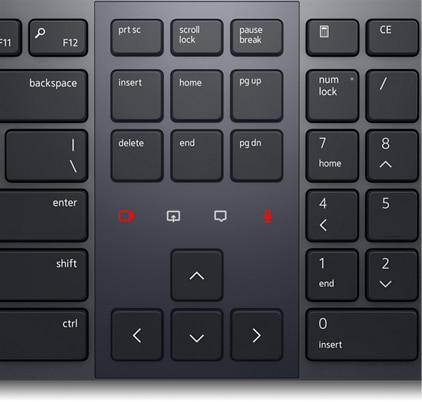 Dell Premier Collaboration Keyboard KB900 Keyboard Wireless US International Graphite - Image 6