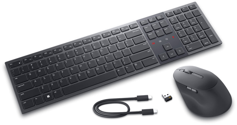 Dell Premier Collaboration Keyboard and Mouse KM900 Keyboard and Mouse Set Wireless Wireless connection US Graphite - Image 4