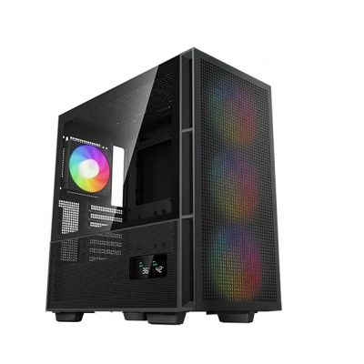 Deepcool MID TOWER CASE CH560 Digital Side window Black Mid-Tower ATX PS2