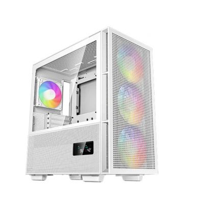 Deepcool MID TOWER CASE CH560 Digital Side window White Mid-Tower ATX PS2