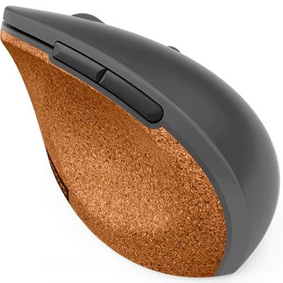 Lenovo Vertical Mouse Wireless USB-A Grey