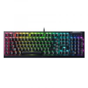 Razer Mechanical Gaming Keyboard BlackWidow V4 X Wired US Yellow Mechanical Switches (Linear) Black