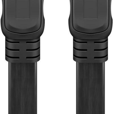 Goobay High Speed HDMI Flat Cable with Ethernet 61279 HDMI male (type A) HDMI (type A) HDMI to HDMI 2 m