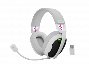 Fury Gaming Headset Fukiya F6 Bluetooth Over-Ear Microphone White Wireless