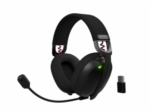 Fury Gaming Headset Fukiya F6 Bluetooth Over-Ear Microphone Black Wireless