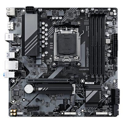 Gigabyte B650M D3HP Processor family AMD Processor socket AM5 DDR5 DIMM Memory slots 1 Supported hard disk drive interfaces SATA, M.2 Number of SATA connectors 4 Chipset AMD B650 Micro ATX
