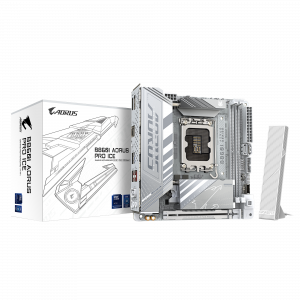 Gigabyte B860I AORUS PRO ICE Processor family Intel Processor socket LGA1851 DDR5 Supported hard disk drive interfaces SATA, M.2 Number of SATA connectors 2