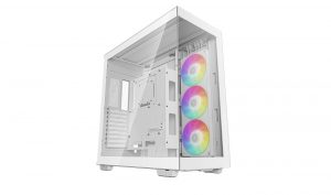 Deepcool Full Tower Gaming Case CH780 WH Side window White ATX+ ATX PS2