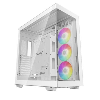 Deepcool Full Tower Gaming Case CH780 WH Side window White ATX+ ATX PS2