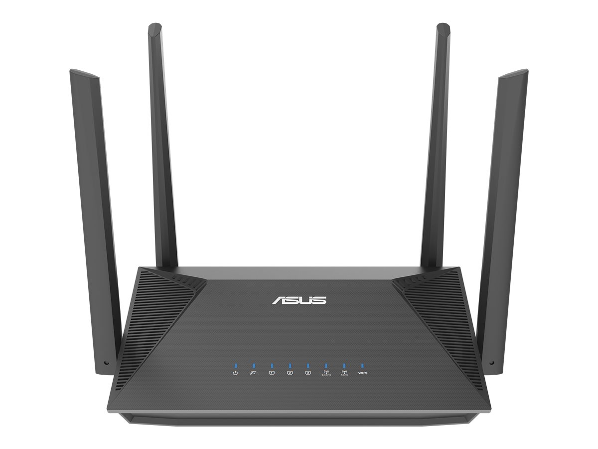 Asus AX1800 AiMesh Wireless Router RT-AX52 802.11ax 10/100/1000 Mbit/s Ethernet LAN (RJ-45) ports 3 Mesh Support Yes MU-MiMO No No mobile broadband Antenna type External
