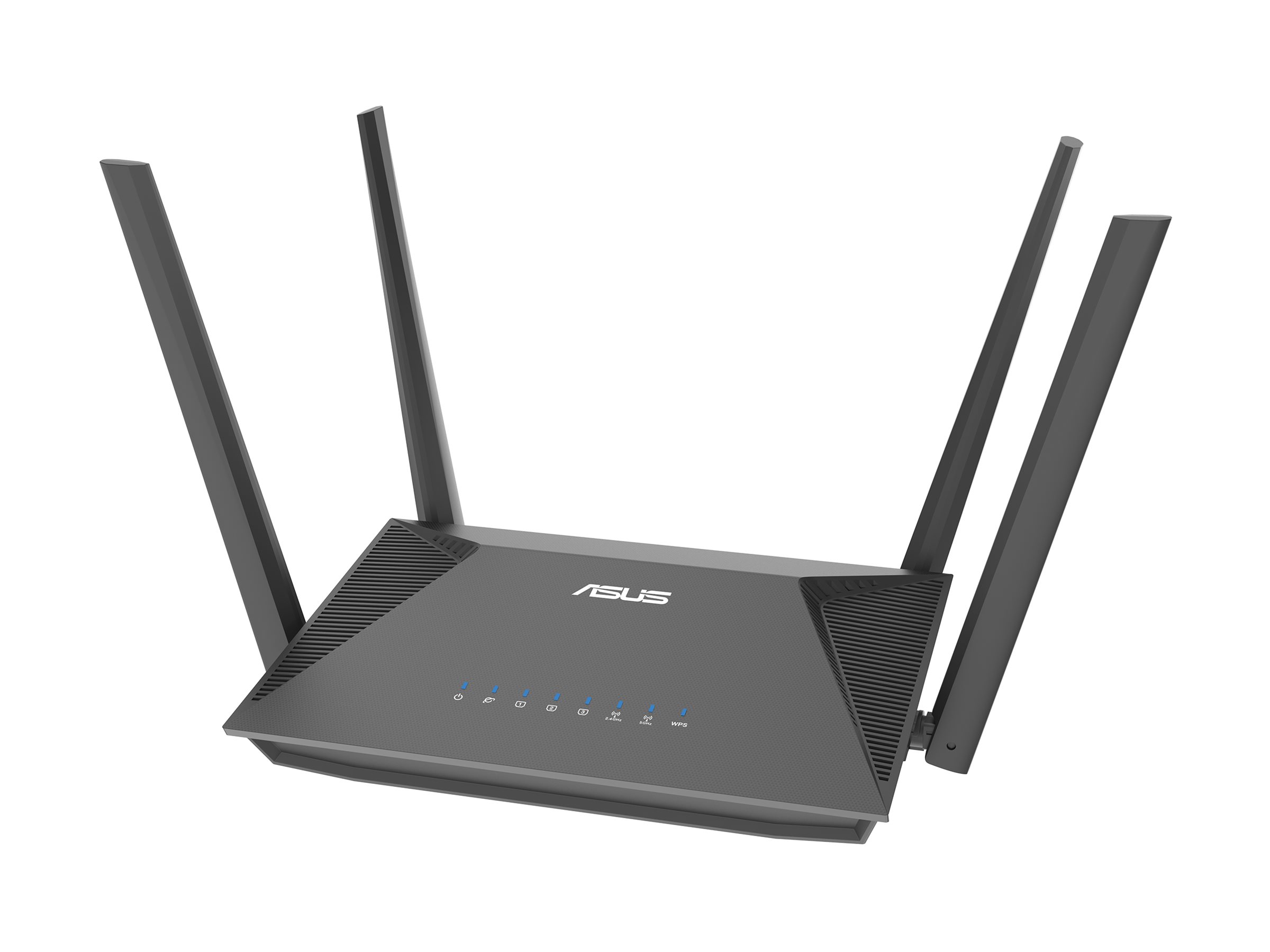 Asus AX1800 AiMesh Wireless Router RT-AX52 802.11ax 10/100/1000 Mbit/s Ethernet LAN (RJ-45) ports 3 Mesh Support Yes MU-MiMO No No mobile broadband Antenna type External - Image 2
