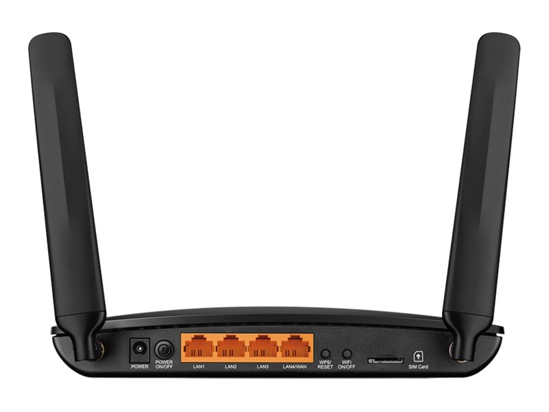 TP-LINK MR400 AC1200 Wireless Dual Band 4G LTE Router Archer MR400 802.11ac 10/100 Mbit/s Ethernet LAN (RJ-45) ports 3 Mesh Support No MU-MiMO No 4G - Image 3