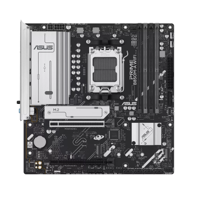 Asus PRIME B850M-A WIFI Processor family AMD Processor socket AM5 DDR5 Supported hard disk drive interfaces SATA, M.2 Number of SATA connectors 4