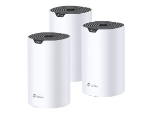 TP-LINK AC1900 Whole Home Mesh Wi-Fi System Deco S7 (3-pack) 802.11ac 10/100/1000 Mbit/s Ethernet LAN (RJ-45) ports 1 Mesh Support Yes MU-MiMO Yes No mobile broadband Antenna type Internal