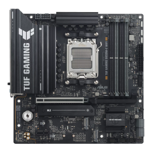 Asus TUF GAMING B850M-E WIFI Processor family AMD Processor socket AM5 DDR5 Supported hard disk drive interfaces SATA, M.2 Number of SATA connectors 4