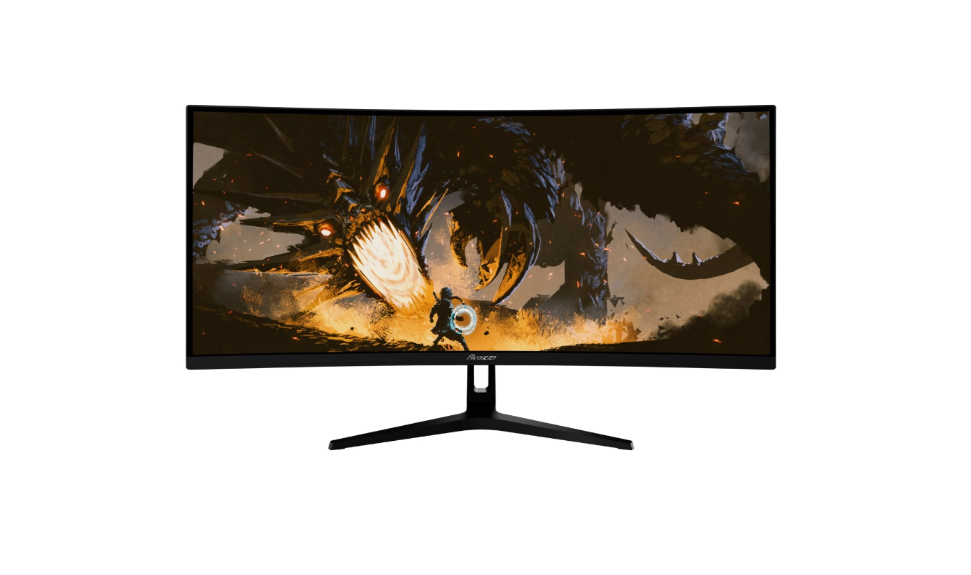 Arozzi Nova 34 " VA QHD 21:9 165 Hz 1 ms 3440 x 1440 pixels 350 cd/m² HDMI ports quantity 2 Black - Image 2