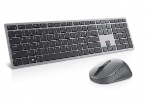 Dell Pro Plus KM7321W Keyboard and Mouse Set Wireless Mouse included Wireless connection Lithuanian Titan Gray