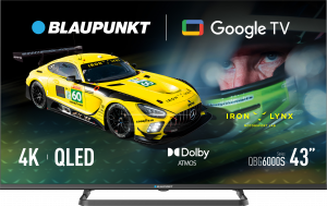Blaupunkt QLED TV 43QBG6000S 43 Smart TV Google TV Black
