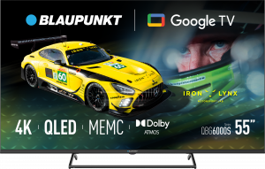 Blaupunkt QLED TV 55QBG6000S 55 Smart TV Google TV Black