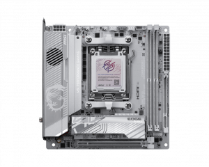 MSI MPG X870I EDGE TI EVO WIFI Processor family AMD Processor socket AM5 DDR5 Supported hard disk drive interfaces SATA, M.2 Number of SATA connectors 2