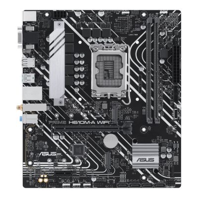 Asus Processor family Intel H610 Processor socket 1 x LGA1700 Socket 2 DIMM slots - DDR5, non-ECC, unbuffered Supported hard disk drive interfaces SATA-600, 1 x M.2 Number of SATA connectors 4