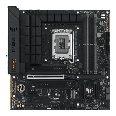 Asus Processor family Intel B760 Processor socket 1 x LGA1700 Socket 4 DIMM slots - DDR5, non-ECC, on-die ECC, unbuffered Supported hard disk drive interfaces SATA-600 (RAID), 3 x M.2 Number of SATA connectors 4