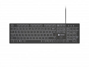 Natec Herring Glow Keyboard Wired US Black