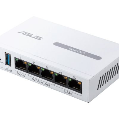 Asus Gigabit VPN wired router ExpertWiFi EBG15 10/100/1000 Mbit/s Ethernet LAN (RJ-45) ports 3 Mesh Support Yes MU-MiMO Yes Antenna type Internal 1
