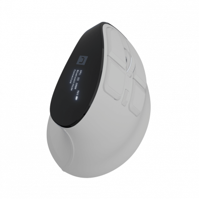 Natec Mouse Euphonie Pro Wireless 2.4 GHz, Bluetooth White